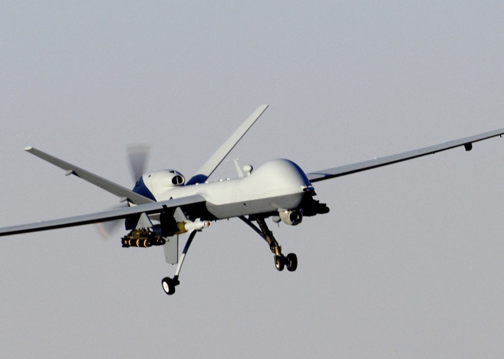 U.S. MQ-9 Reaper unmanned aerial attack vehicle